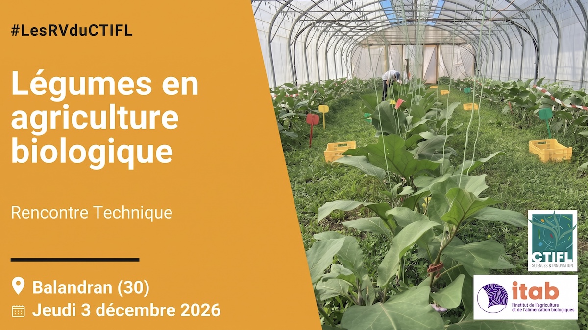Jornada técnica sobre el futuro de los cultivos hortícolas ecológicos en Francia